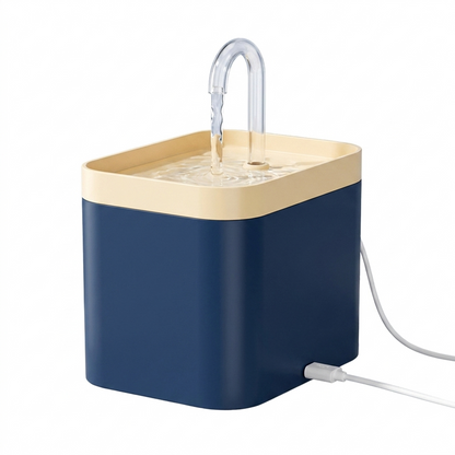 Purelio pet water fountain in Navy Blue