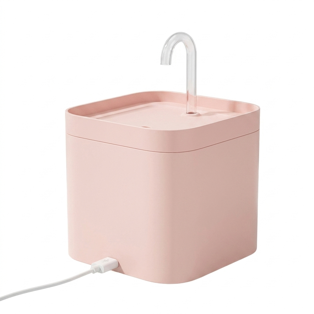 Purelio pet water fountain in Pink